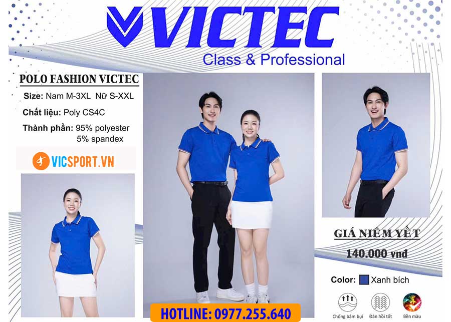 Áo polo đồng phục Victec cho nam - Hình ảnh 29