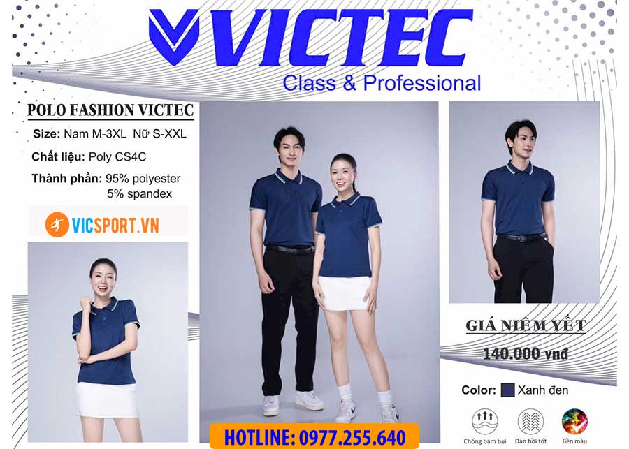 Áo polo đồng phục Victec cho nam - Hình ảnh 27