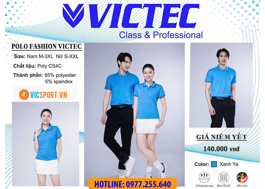 Áo polo đồng phục Victec cho nam - Hình ảnh 21