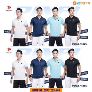 Áo polo thể thao Justplay Pixel