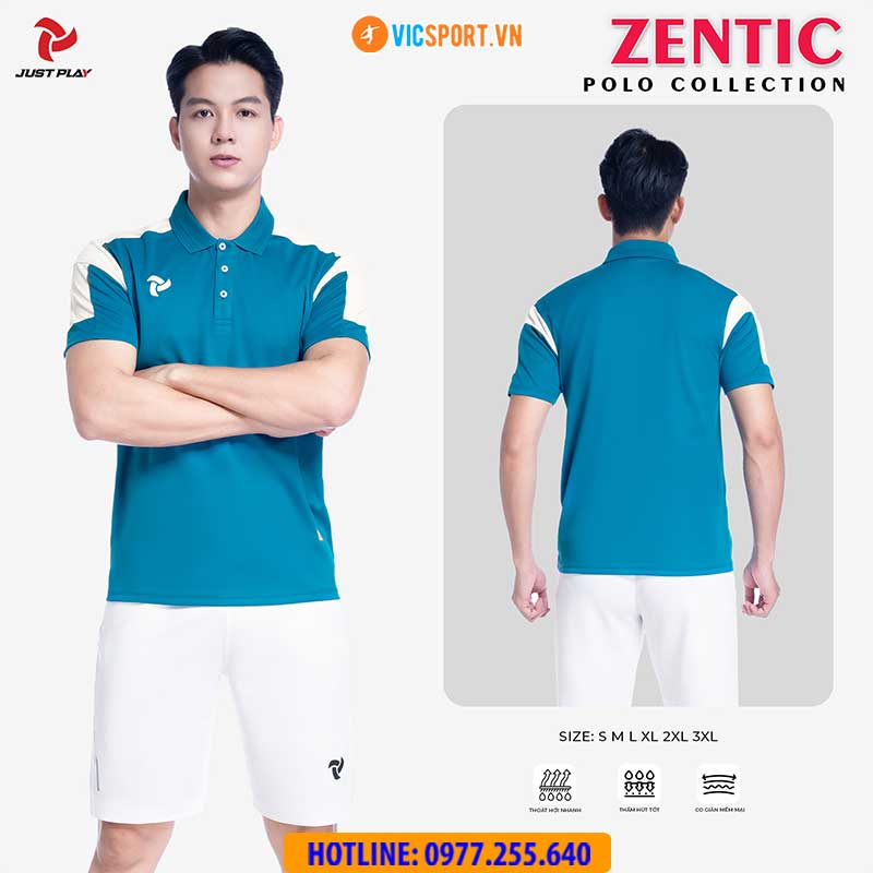 Áo thể thao polo di chuyển Justplay Zentic - Hình ảnh 9