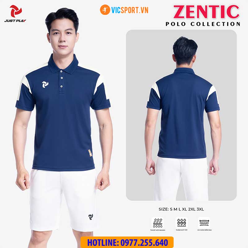 Áo thể thao polo di chuyển Justplay Zentic - Hình ảnh 10