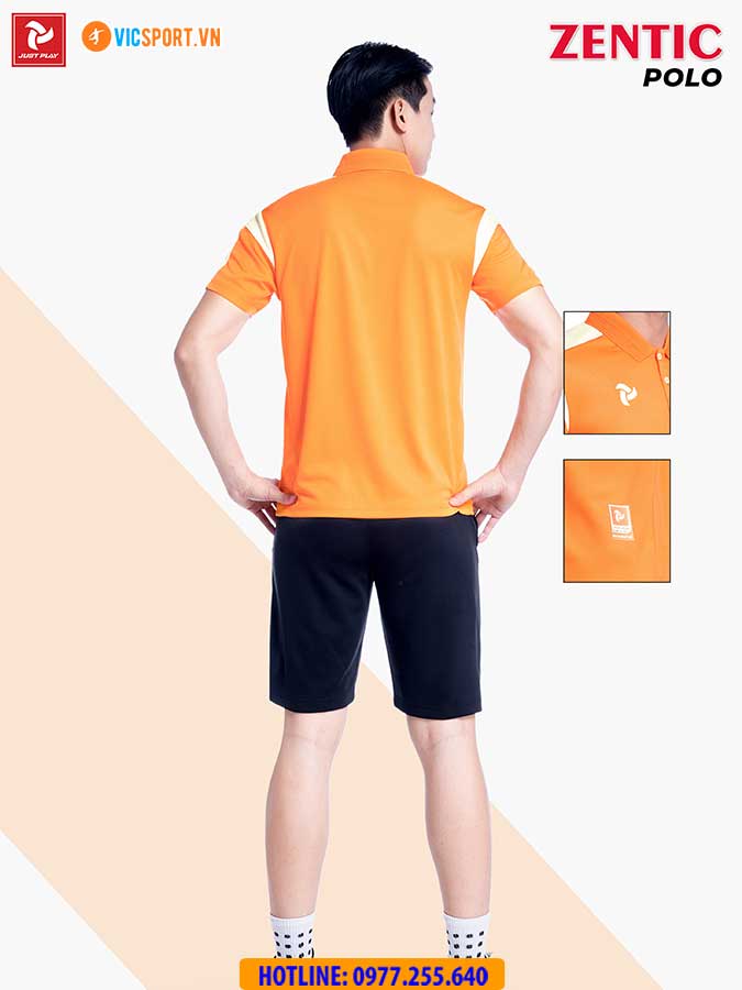Áo thể thao polo di chuyển Justplay Zentic - Hình ảnh 11