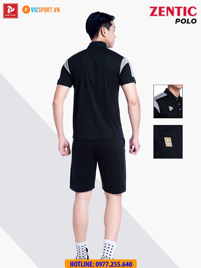 Áo thể thao polo di chuyển Justplay Zentic - Hình ảnh 12
