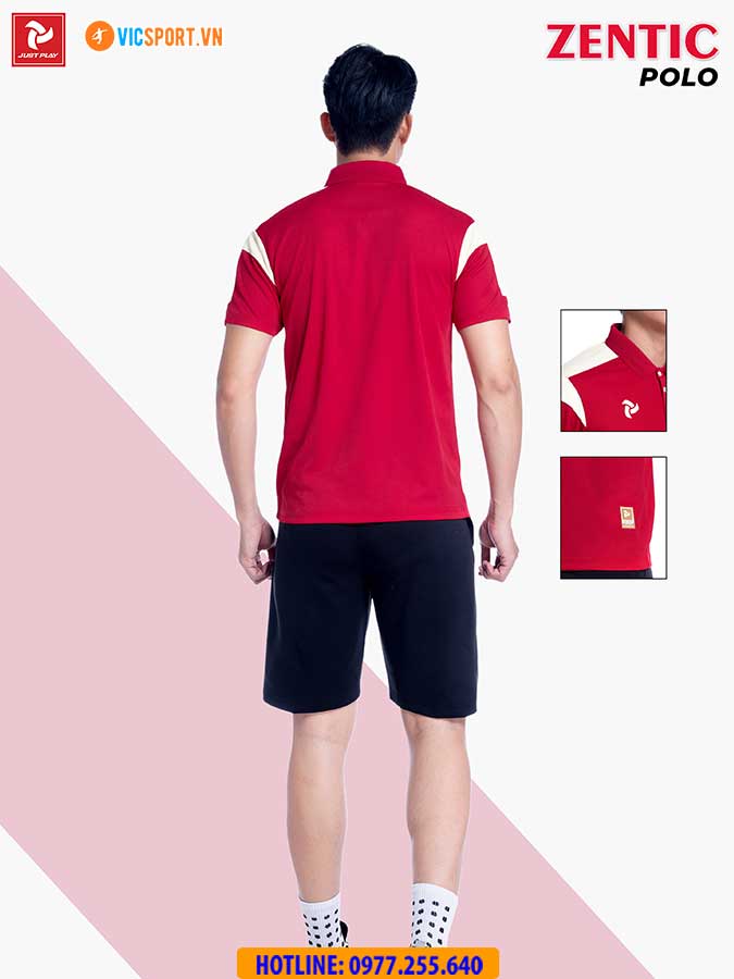 Áo thể thao polo di chuyển Justplay Zentic - Hình ảnh 13