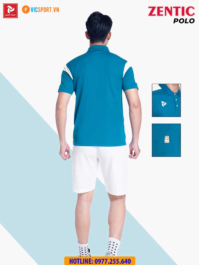 Áo thể thao polo di chuyển Justplay Zentic - Hình ảnh 15