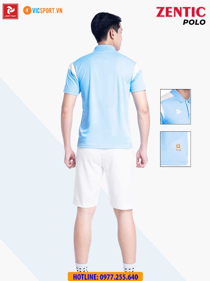 Áo thể thao polo di chuyển Justplay Zentic - Hình ảnh 17
