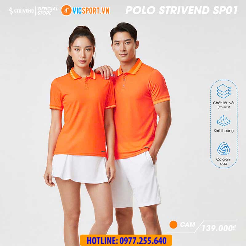 Áo polo đồng phục Strivend SP01 - Hình ảnh 2