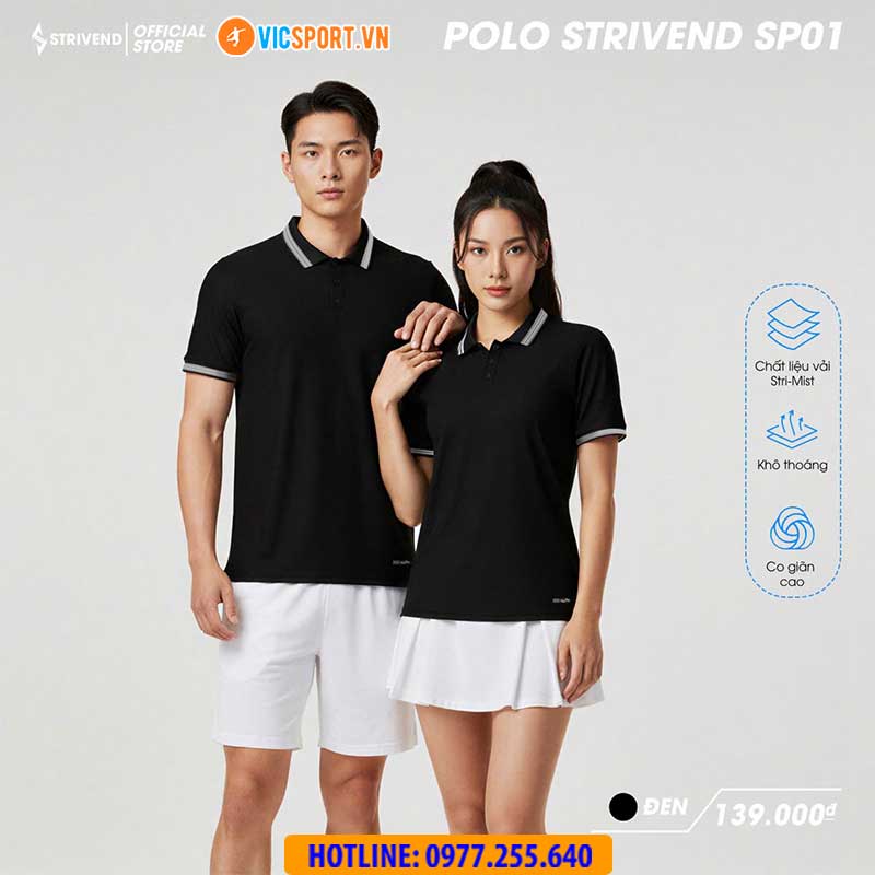 Áo polo đồng phục Strivend SP01 - Hình ảnh 3