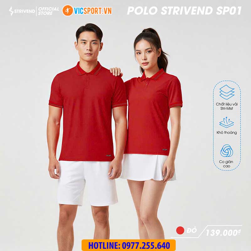Áo polo đồng phục Strivend SP01 - Hình ảnh 4