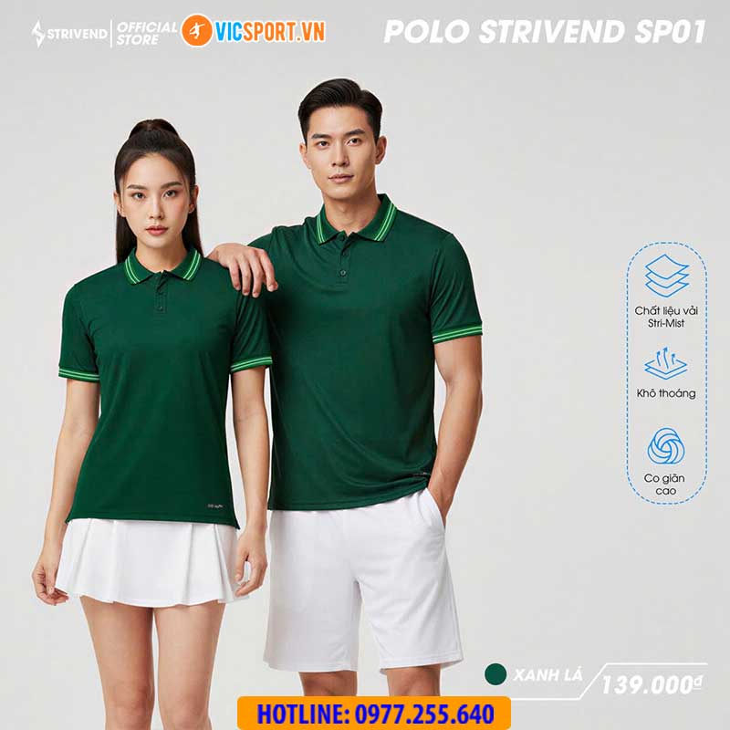 Áo polo đồng phục Strivend SP01 - Hình ảnh 11