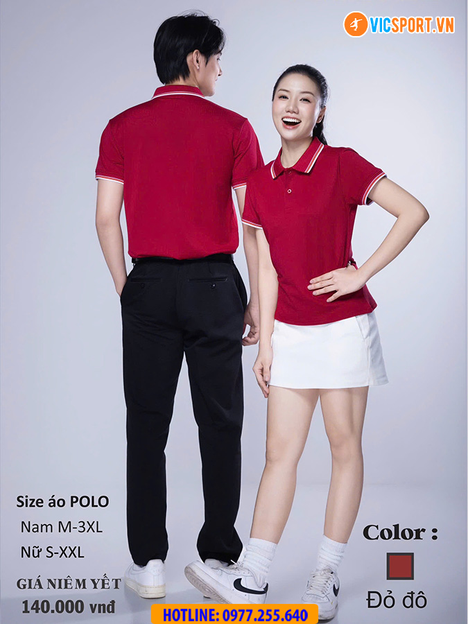 Áo polo đồng phục Victec cho nam - Hình ảnh 3