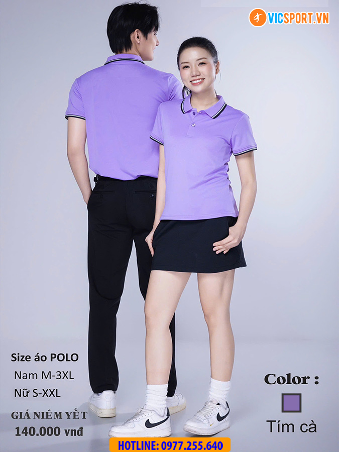 Áo polo đồng phục Victec cho nam - Hình ảnh 6
