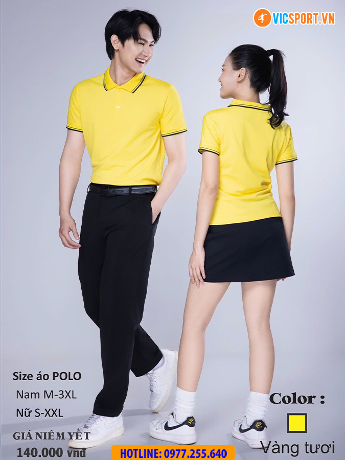 Áo polo đồng phục Victec cho nam - Hình ảnh 10