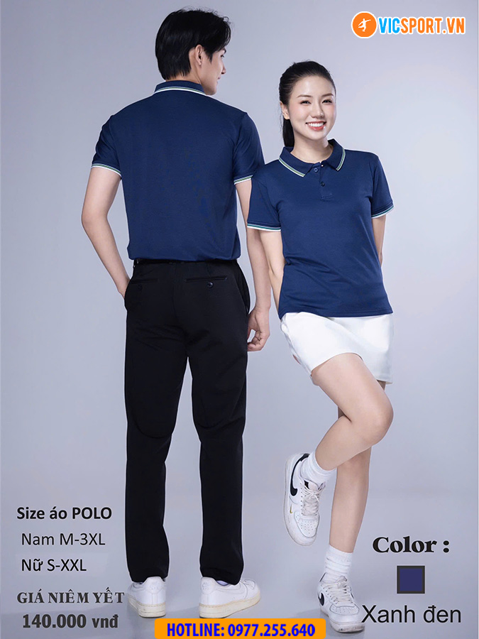 Áo polo đồng phục Victec cho nam - Hình ảnh 14