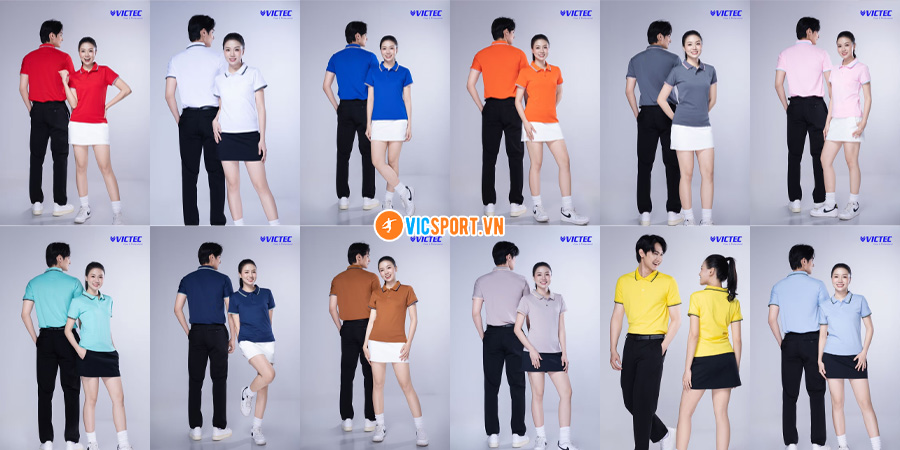 Áo polo đồng phục Victec cho nam - Hình ảnh 19