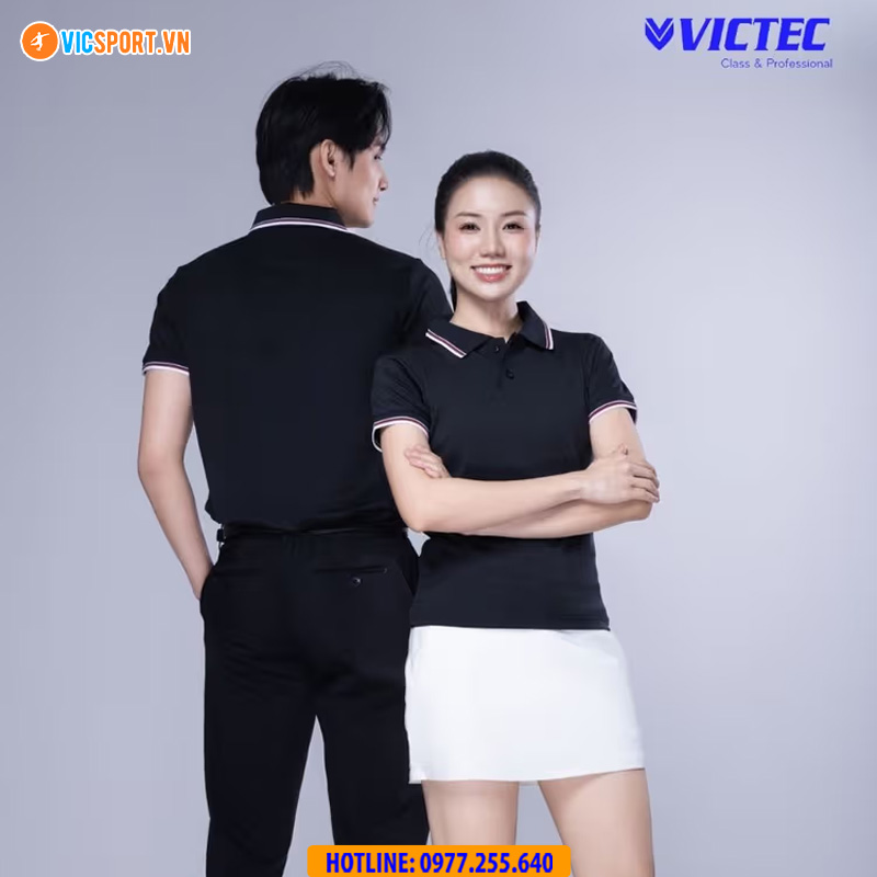 Áo polo đồng phục Victec cho nữ - Hình ảnh 45