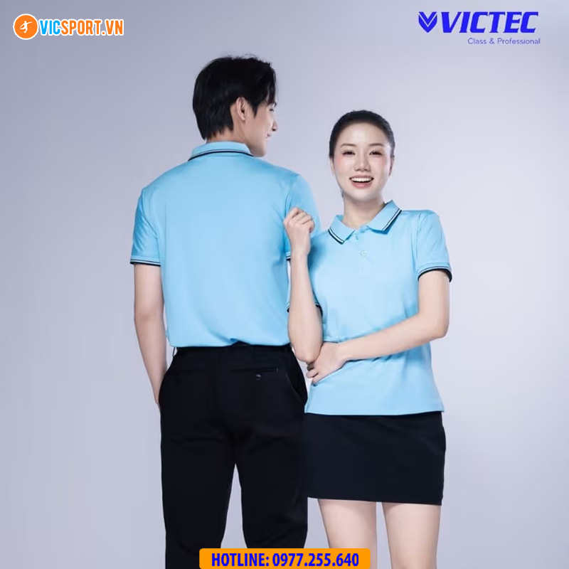 Áo polo đồng phục Victec cho nữ - Hình ảnh 37