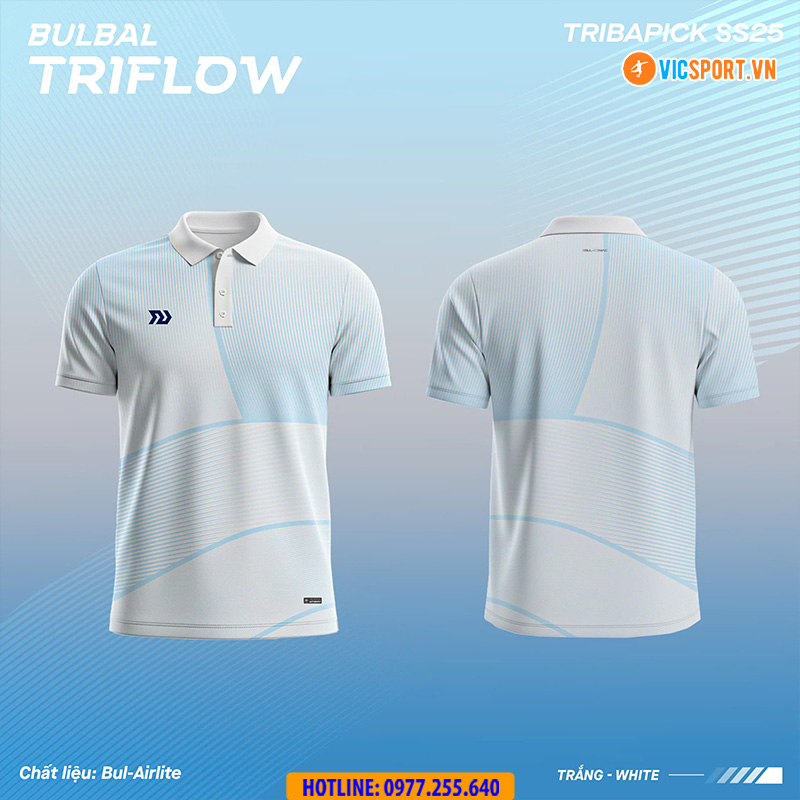 Áo polo thể thao nam Bulbal Triflow đa năng - Hình ảnh 6