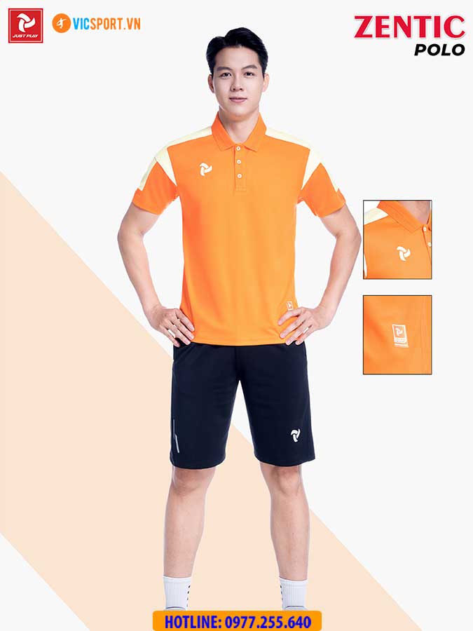 Áo thể thao polo di chuyển Justplay Zentic - Hình ảnh 30