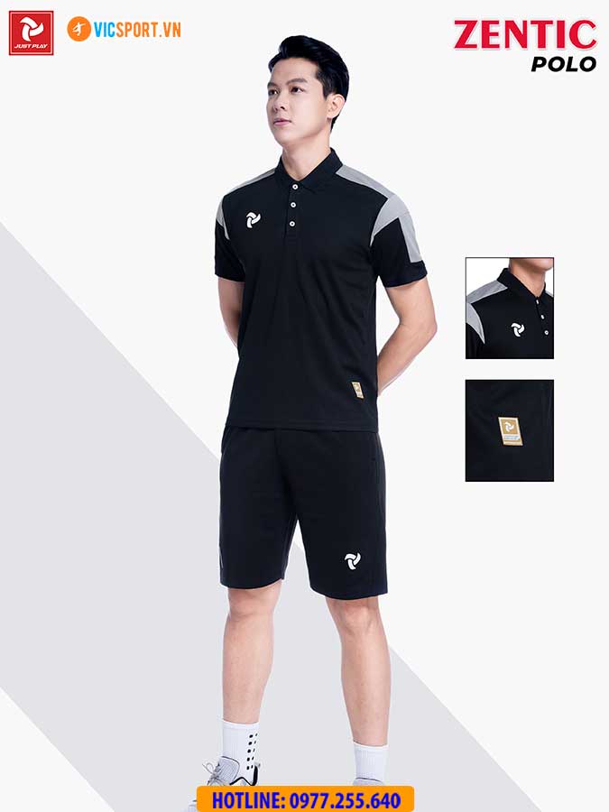 Áo thể thao polo di chuyển Justplay Zentic - Hình ảnh 31
