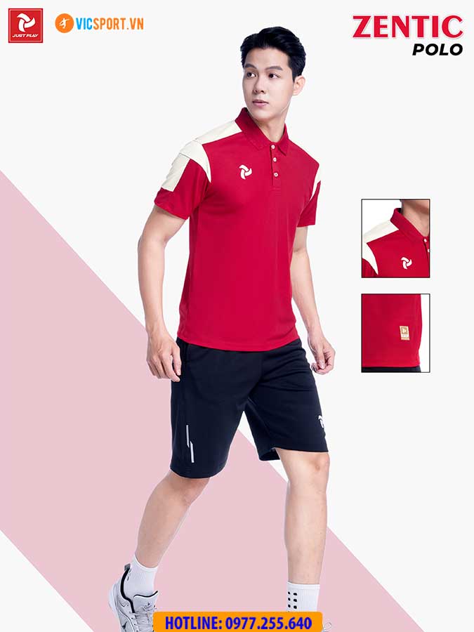 Áo thể thao polo di chuyển Justplay Zentic - Hình ảnh 32