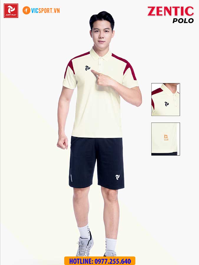 Áo thể thao polo di chuyển Justplay Zentic - Hình ảnh 33