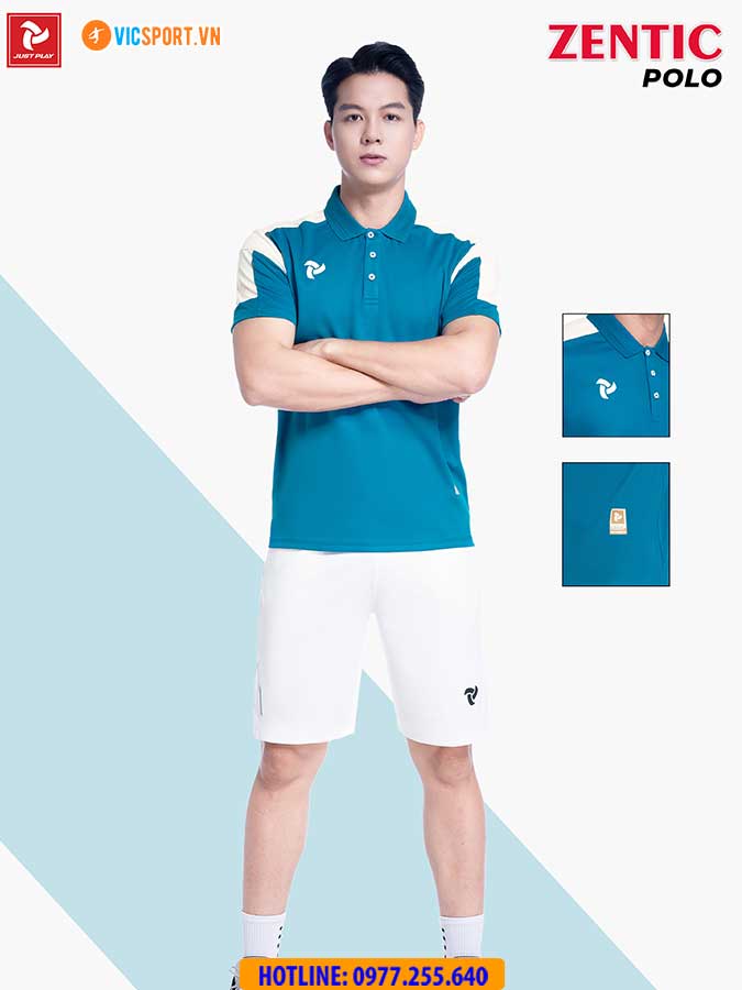 Áo thể thao polo di chuyển Justplay Zentic - Hình ảnh 37