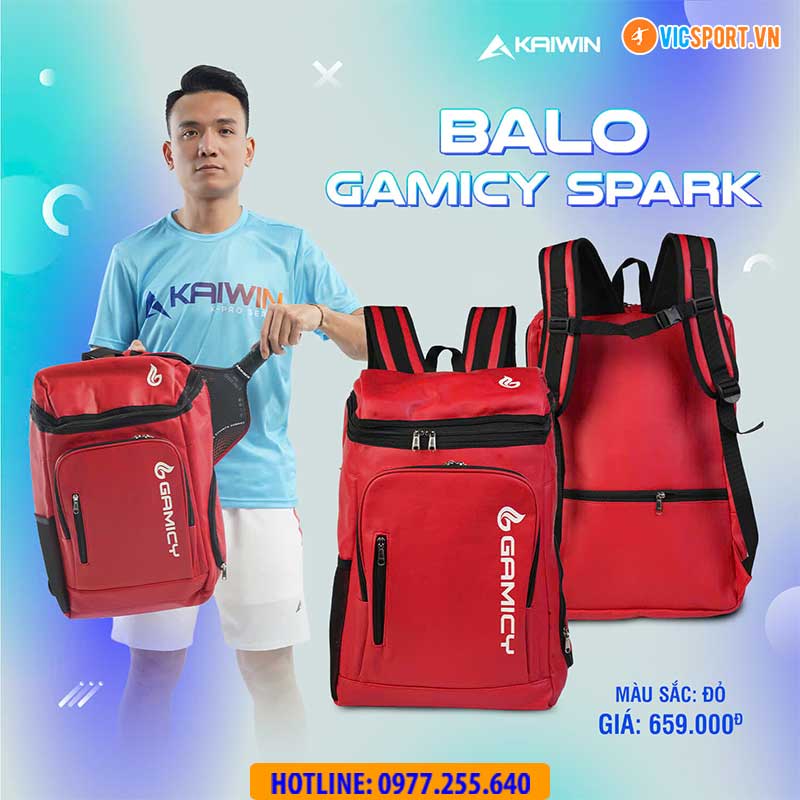 Balo thể thao Kaiwin Gamicy Spark đa năng - Hình ảnh 12