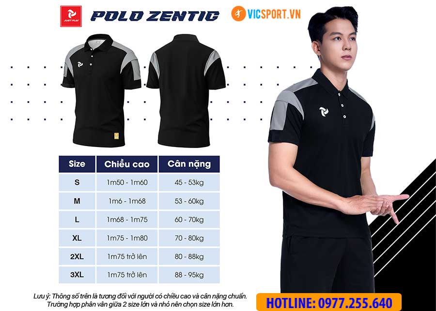 Áo thể thao polo di chuyển Justplay Zentic - Hình ảnh 58