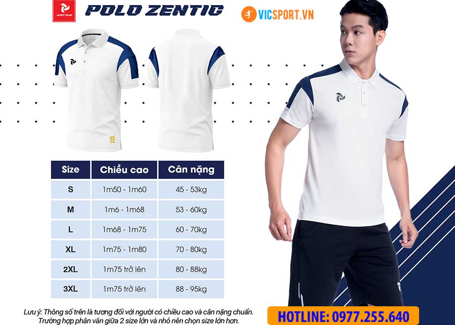 Áo thể thao polo di chuyển Justplay Zentic - Hình ảnh 61
