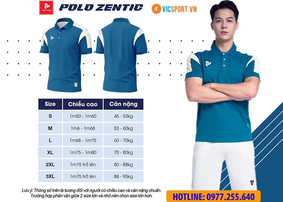 Áo thể thao polo di chuyển Justplay Zentic - Hình ảnh 63