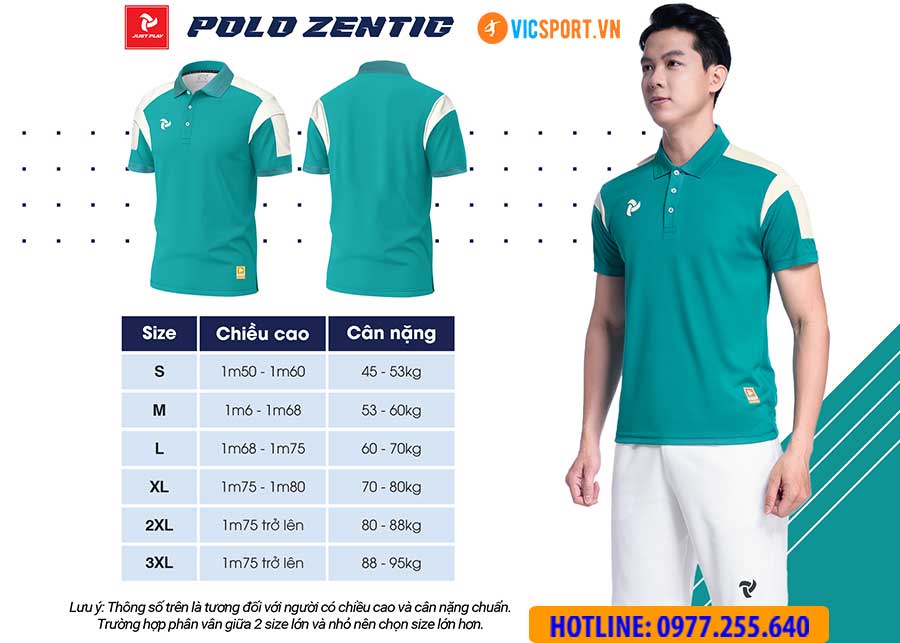 Áo thể thao polo di chuyển Justplay Zentic - Hình ảnh 64