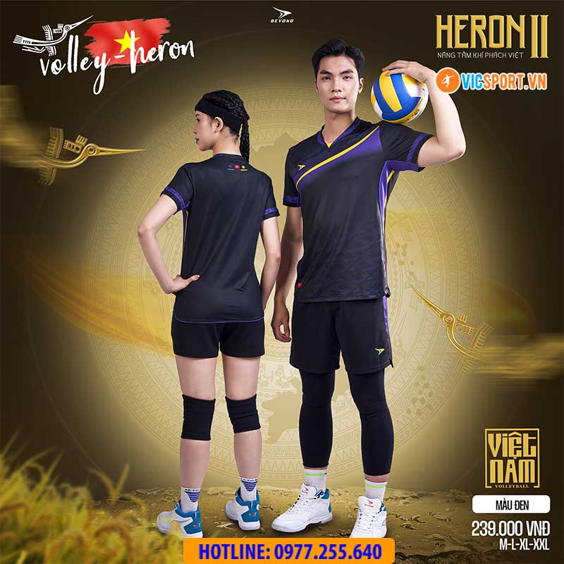 Quần áo bóng chuyền Beyono Heron 2 nam nữ - Hình ảnh 47