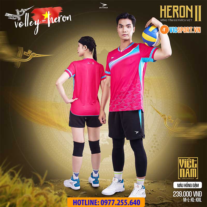 Quần áo bóng chuyền Beyono Heron 2 nam nữ - Hình ảnh 48