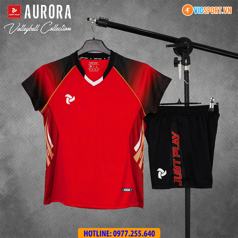 Quần áo bóng chuyền Justplay Aurora nam nữ - Hình ảnh 4