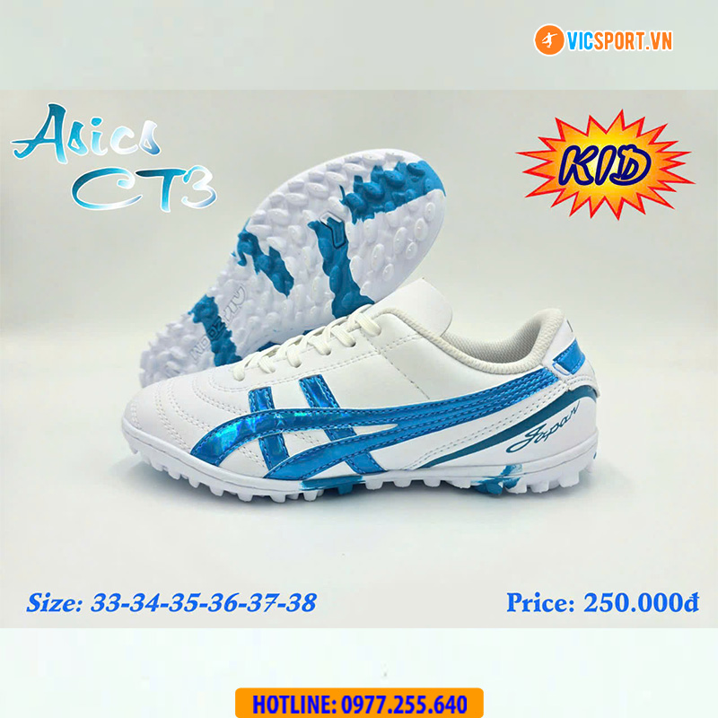 Giày đá banh trẻ em Asics CT3 đế TF - Hình ảnh 3