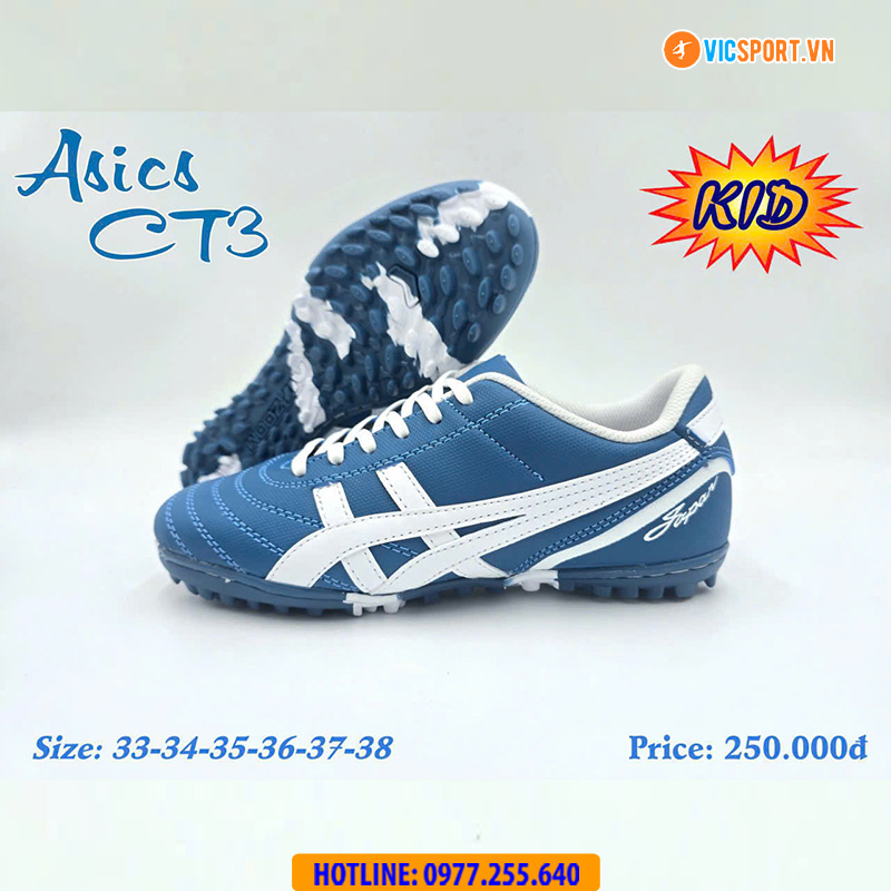 Giày đá banh trẻ em Asics CT3 đế TF - Hình ảnh 5