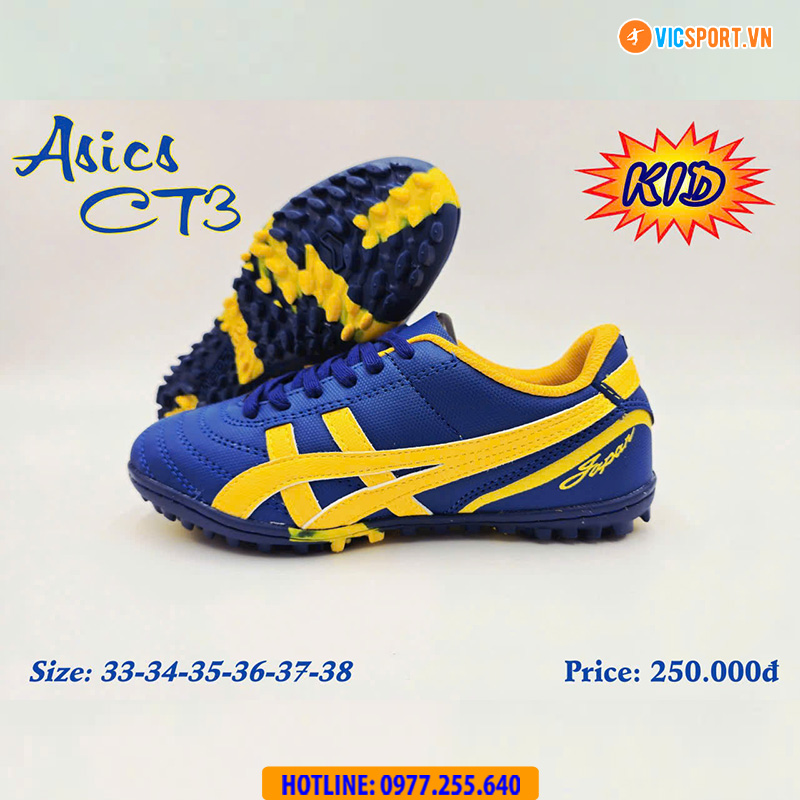 Giày đá banh trẻ em Asics CT3 đế TF - Hình ảnh 6