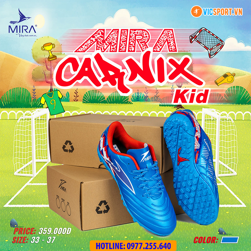 Giày đá banh trẻ em Mira Carnix đế TF - Hình ảnh 18