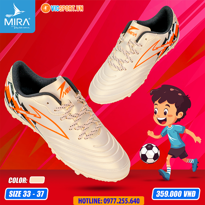 Giày đá banh trẻ em Mira Carnix đế TF - Hình ảnh 11
