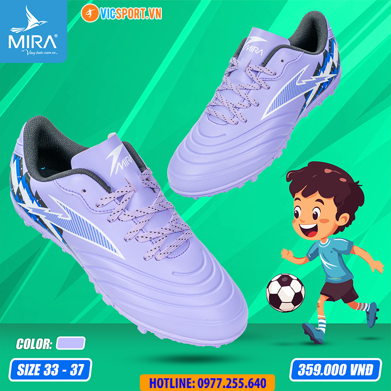 Giày đá banh trẻ em Mira Carnix đế TF - Hình ảnh 12