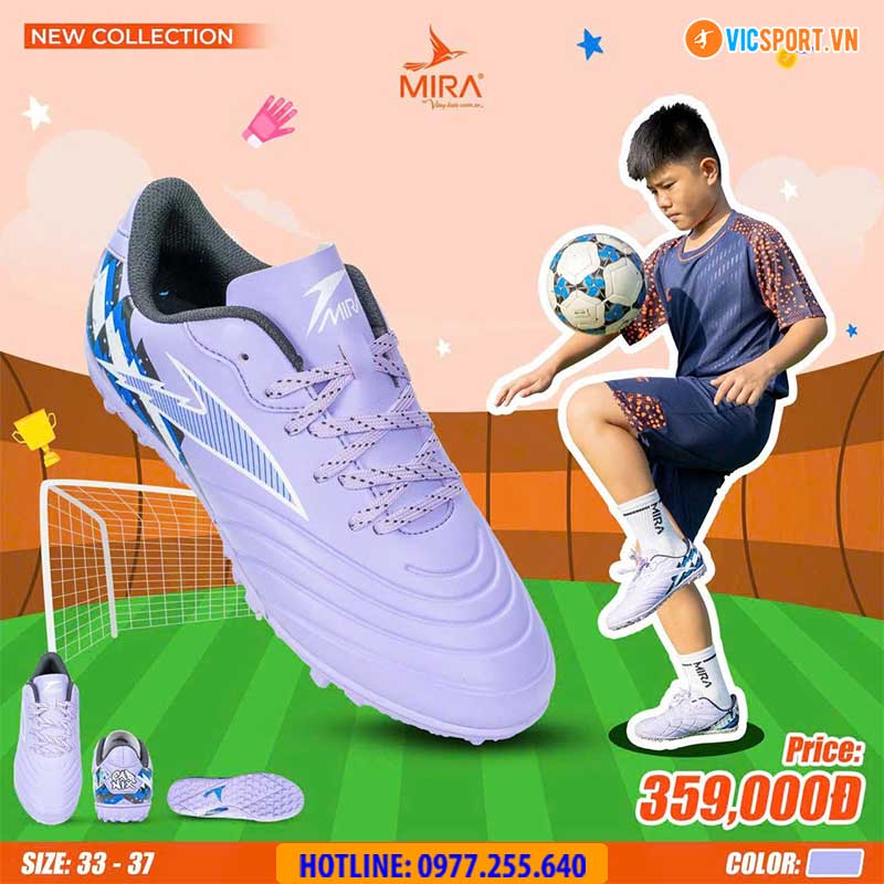 Giày đá banh trẻ em Mira Carnix đế TF - Hình ảnh 4