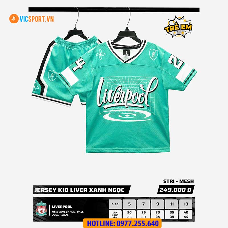 Quần áo Jersey bóng đá trẻ em Clb Liverpool - Hình ảnh 8