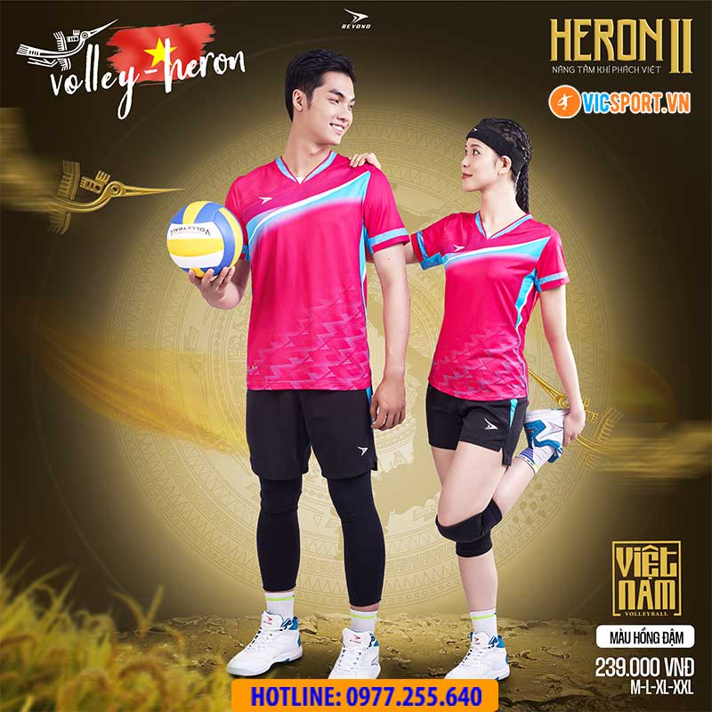 Quần áo bóng chuyền Beyono Heron 2 nam nữ - Hình ảnh 53