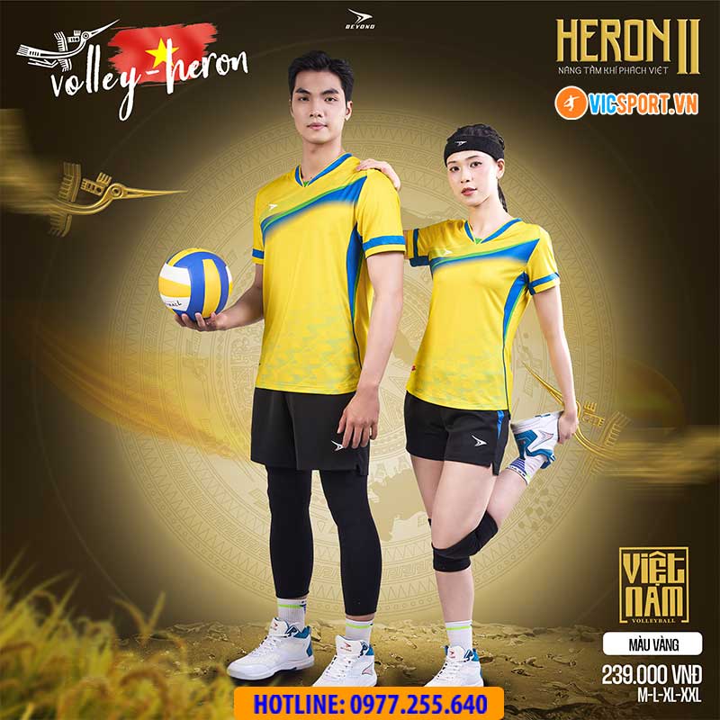 Quần áo bóng chuyền Beyono Heron 2 nam nữ - Hình ảnh 55