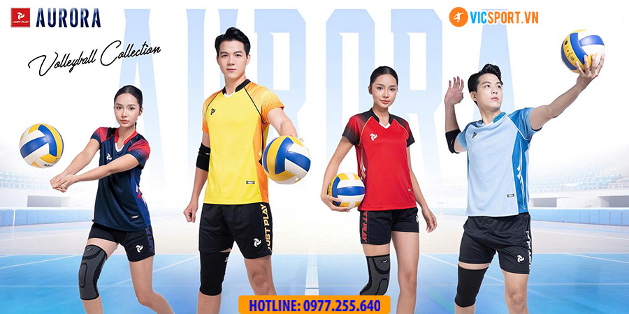 Quần áo bóng chuyền Justplay Aurora nam nữ - Hình ảnh 31