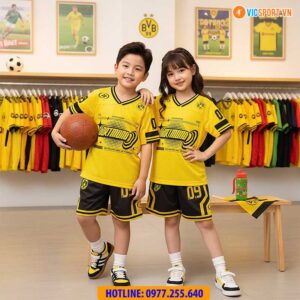 Quần áo Jersey bóng đá trẻ em Clb Dortmund