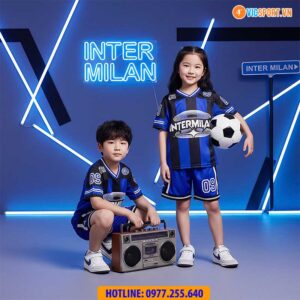 Quần áo Jersey bóng đá trẻ em Clb Inter Milan