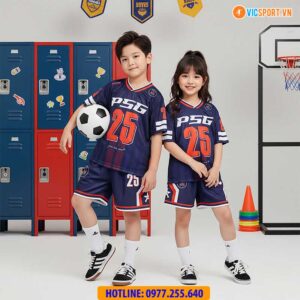 Quần áo Jersey bóng đá trẻ em Clb PSG